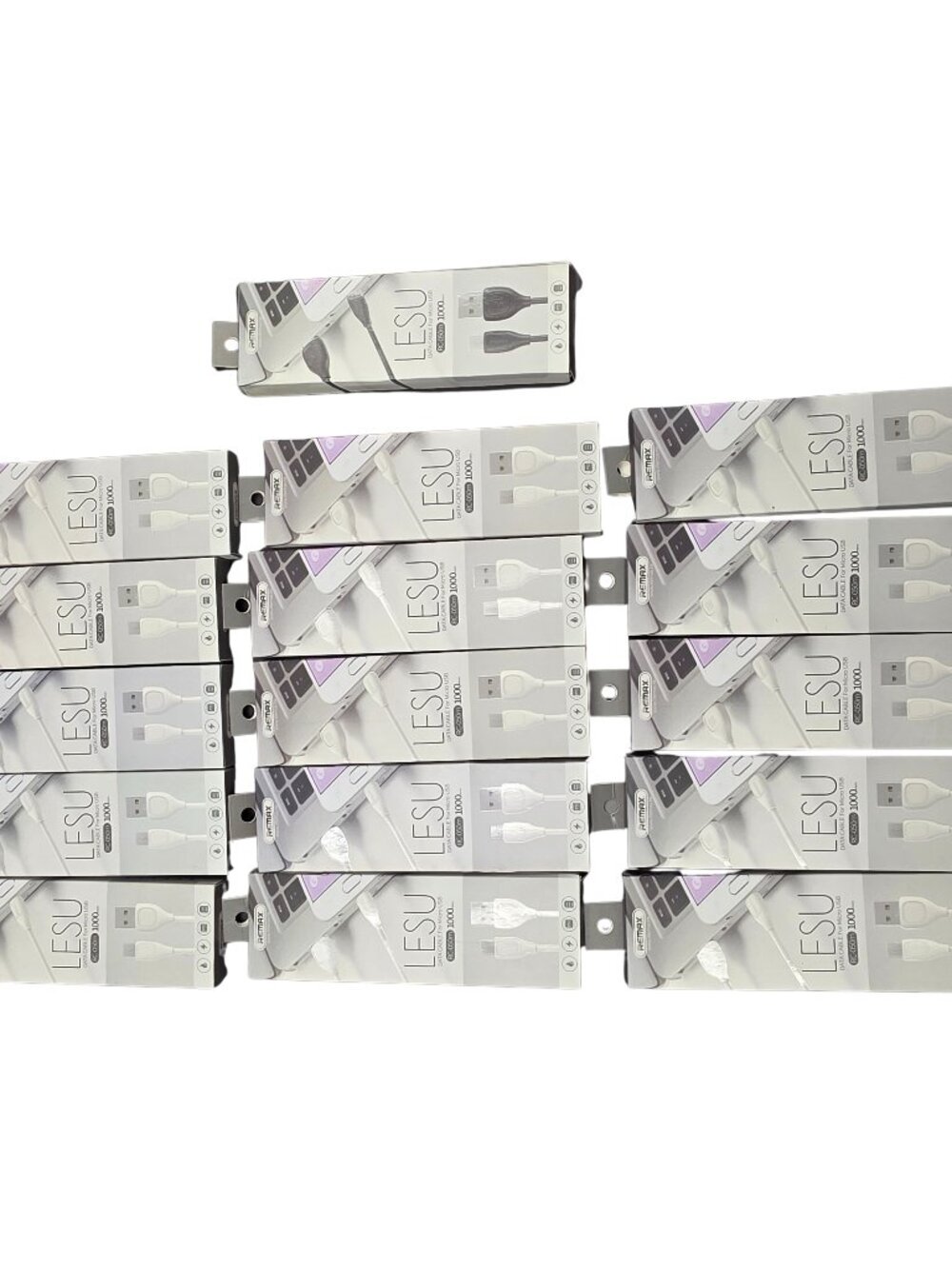 REMAX LESU 16 Pack USB A Micro USB Charging Data Cable 1M Lot